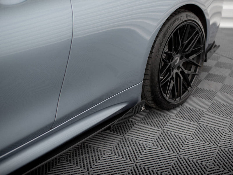 Maxton Design - STREET PRO SIDE SKIRTS DIFFUSERS + FLAPS BMW 4 COUPE / GRAN COUPE / CABRIO M-PACK F32 / F36 / F33