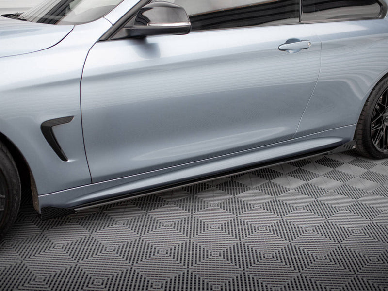 Maxton Design - SIDE FLAPS BMW 4 COUPE / GRAN COUPE / CABRIO M-PACK F32 / F36 / F33