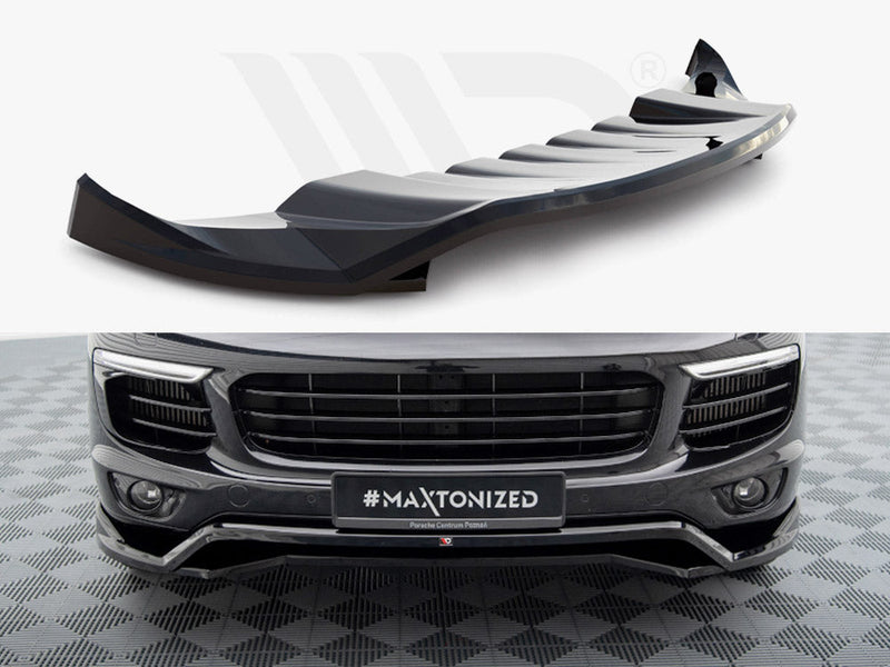 Maxton Design - FRONT SPLITTER PORSCHE CAYENNE MK2 FACELIFT