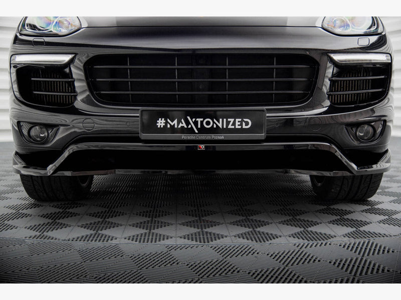 Maxton Design - FRONT SPLITTER PORSCHE CAYENNE MK2 FACELIFT
