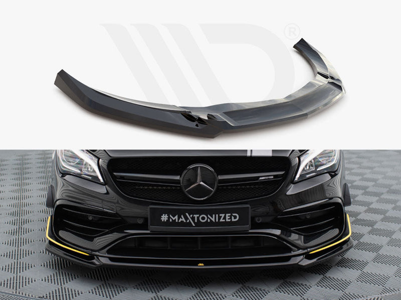 Maxton Design - FRONT SPLITTER V.4 MERCEDES-AMG CLA 45 AERO C117 FACELIFT
