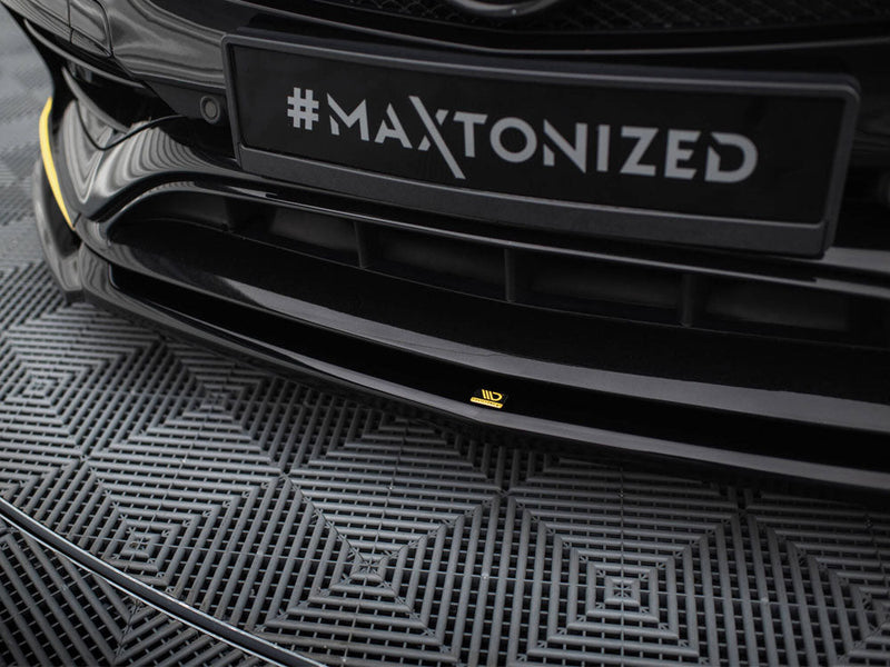 Maxton Design - FRONT SPLITTER V.4 MERCEDES-AMG CLA 45 AERO C117 FACELIFT