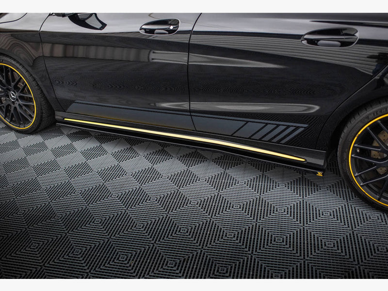 Maxton Design - SIDE SKIRTS DIFFUSERS MERCEDES-AMG CLA 45 C117 FACELIFT
