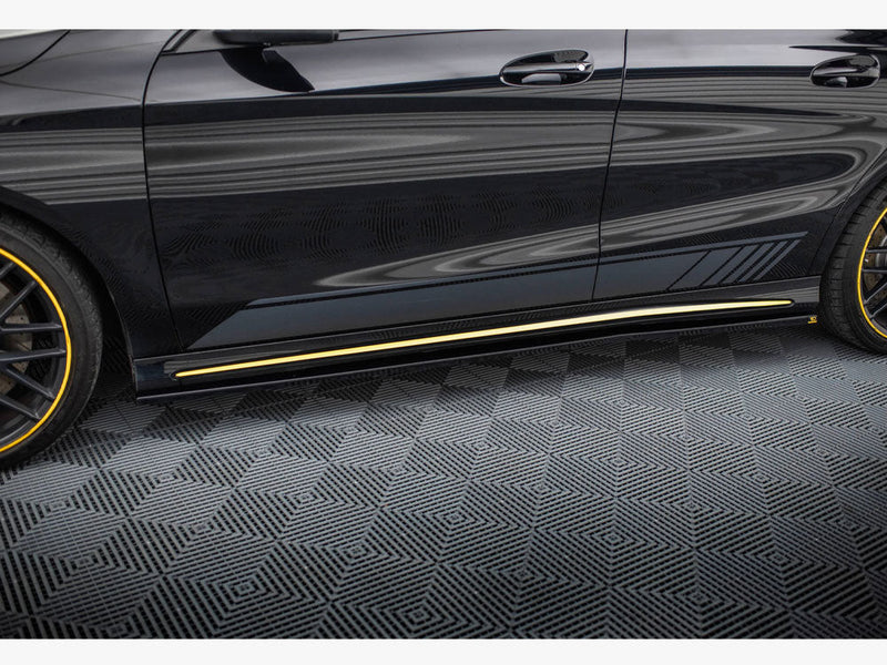 Maxton Design - SIDE SKIRTS DIFFUSERS MERCEDES-AMG CLA 45 C117 FACELIFT