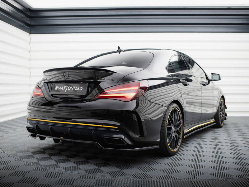 Maxton Design - CENTRAL REAR SPLITTER (VERTICAL BARS) MERCEDES-AMG CLA 45 C117 FACELIFT