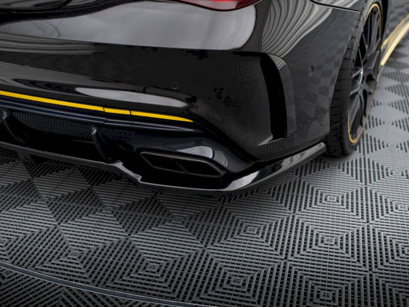 Maxton Design - CENTRAL REAR SPLITTER (VERTICAL BARS) MERCEDES-AMG CLA 45 C117 FACELIFT