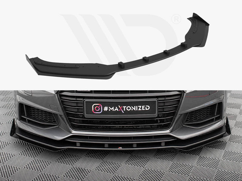 Maxton Design - Street PRO Front Splitter + Flaps Audi TT S / S-Line 8S