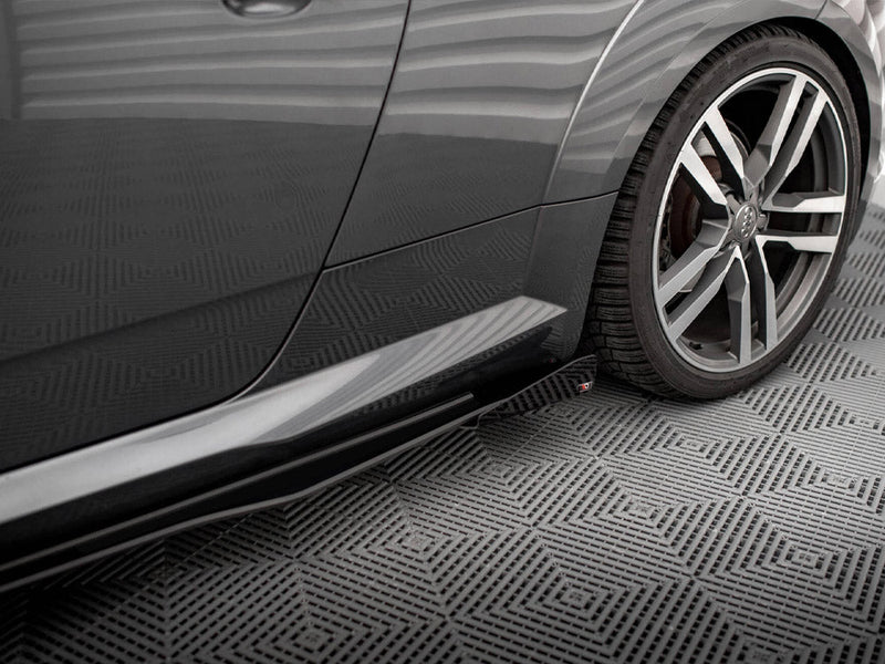 Maxton Design - STREET PRO SIDE SKIRTS DIFFUSERS + FLAPS AUDI TT S / S-LINE 8S