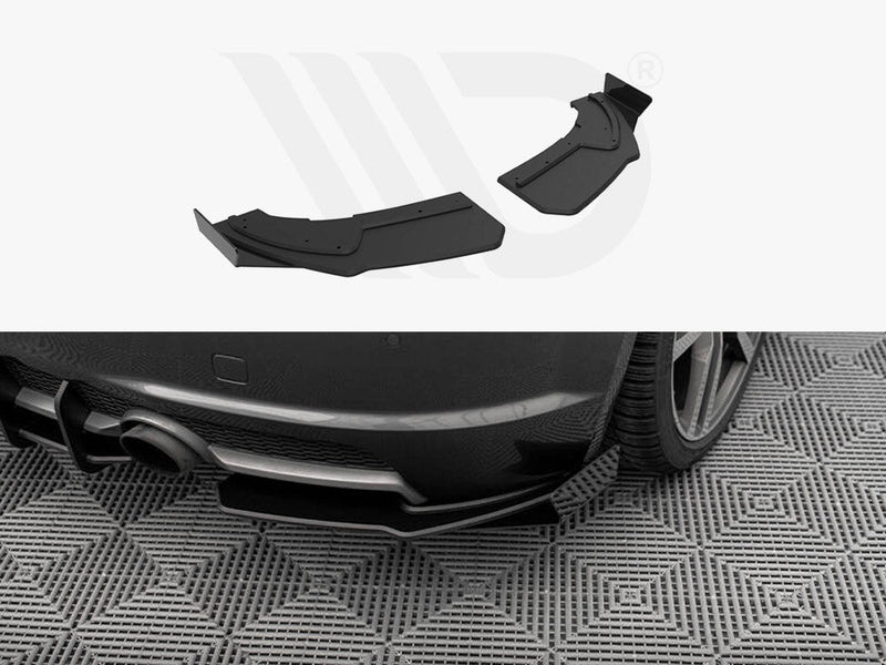 Maxton Design - STREET PRO REAR SIDE SPLITTERS + FLAPS AUDI TT S-LINE 8S