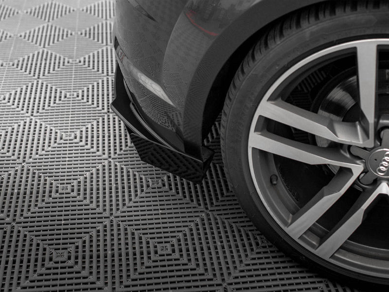 Maxton Design - STREET PRO REAR SIDE SPLITTERS + FLAPS AUDI TT S-LINE 8S
