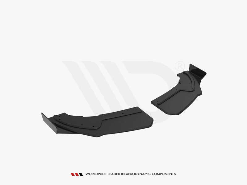 Maxton Design - STREET PRO REAR SIDE SPLITTERS + FLAPS AUDI TT S-LINE 8S