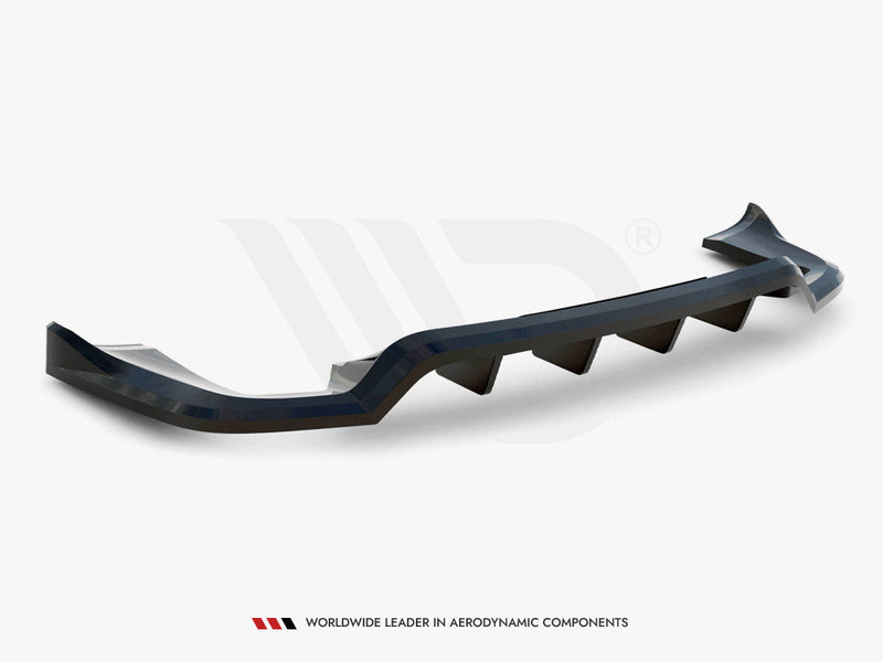 Maxton Design - CENTRAL REAR SPLITTER (VERTICAL BARS) PORSCHE CAYENNE MK2 FACELIFT