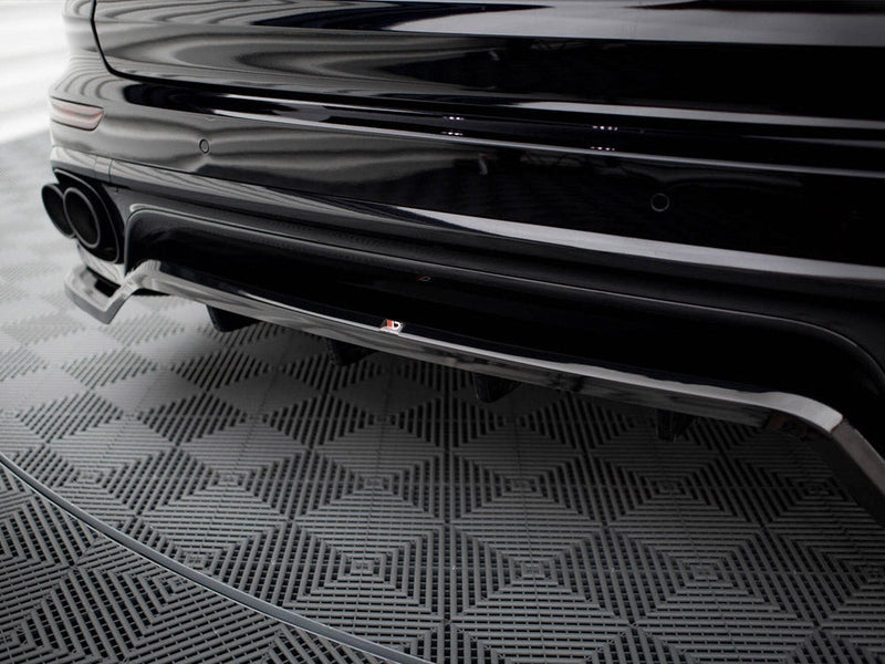 Maxton Design - CENTRAL REAR SPLITTER (VERTICAL BARS) PORSCHE CAYENNE MK2 FACELIFT