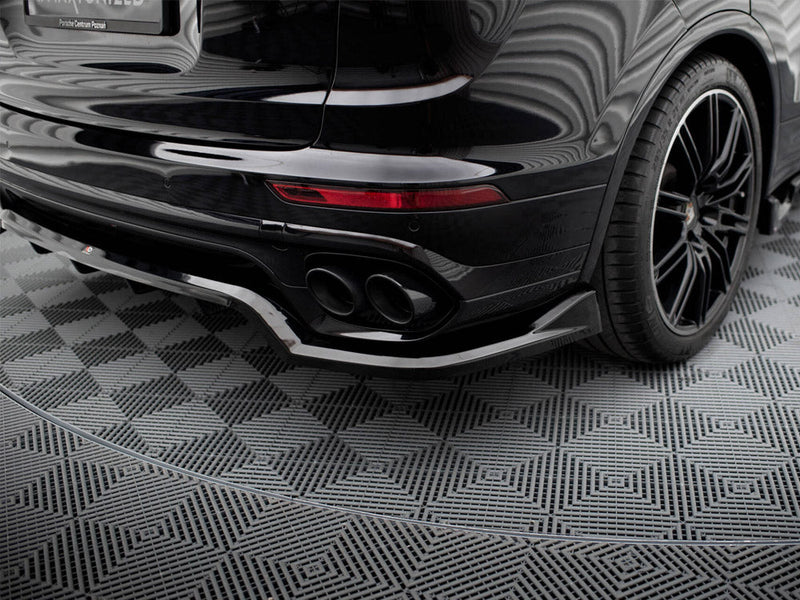 Maxton Design - CENTRAL REAR SPLITTER (VERTICAL BARS) PORSCHE CAYENNE MK2 FACELIFT