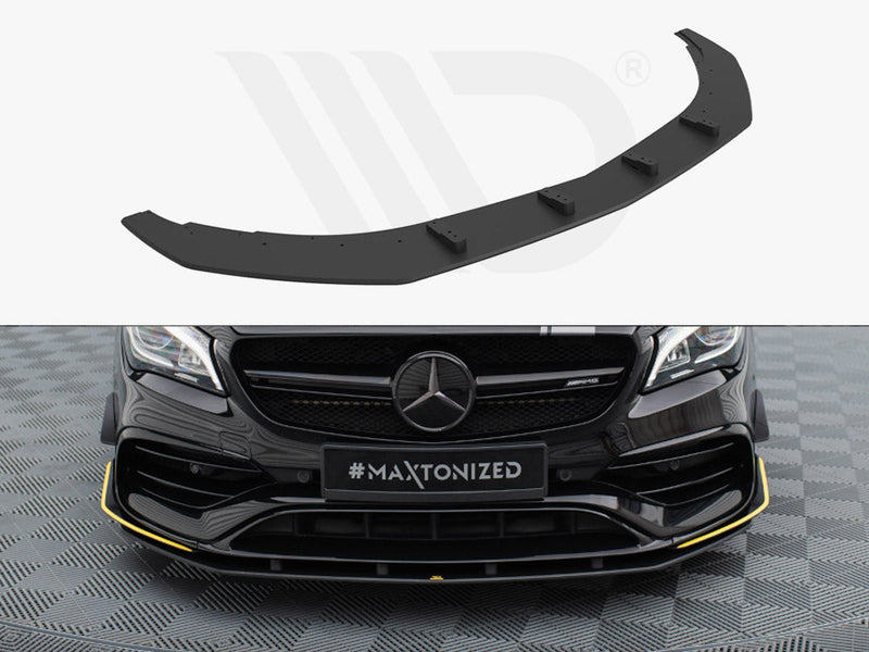Maxton Design - STREET PRO FRONT SPLITTER MERCEDES-AMG CLA 45 AERO C117 FACELIFT