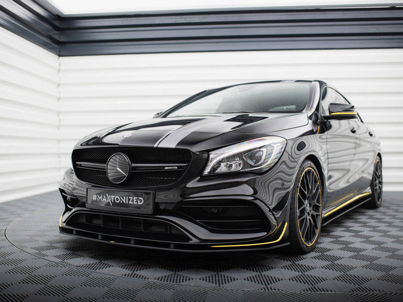 Maxton Design - STREET PRO FRONT SPLITTER MERCEDES-AMG CLA 45 AERO C117 FACELIFT