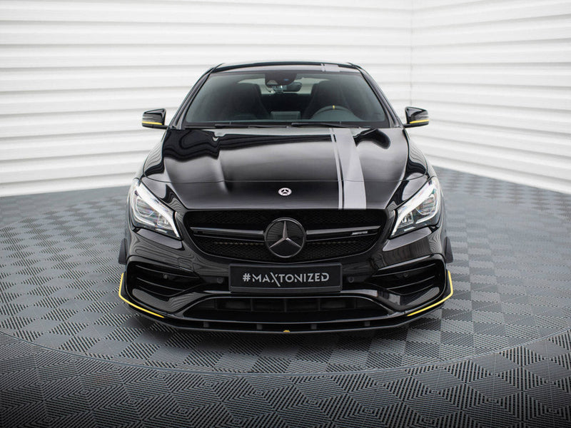 Maxton Design - STREET PRO FRONT SPLITTER MERCEDES-AMG CLA 45 AERO C117 FACELIFT