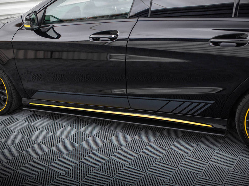 Maxton Design - STREET PRO SIDE SKIRTS DIFFUSERS MERCEDES-AMG CLA 45 C117 FACELIFT