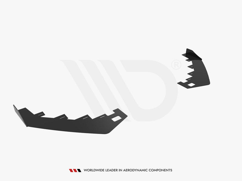 Maxton Design - FRONT FLAPS MERCEDES-AMG CLA 45 AERO C117 FACELIFT