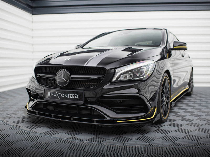 Maxton Design - FRONT FLAPS MERCEDES-AMG CLA 45 AERO C117 FACELIFT