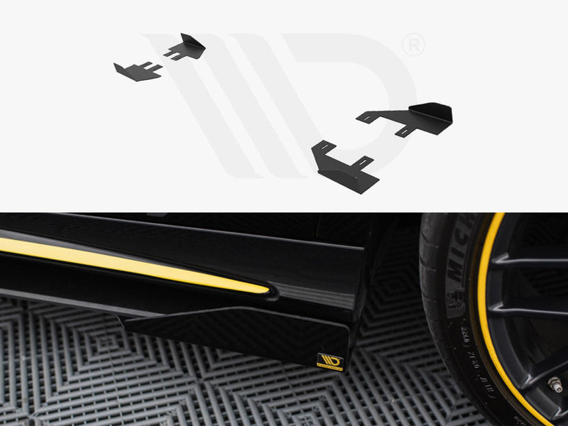 Maxton Design - SIDE FLAPS MERCEDES-AMG CLA 45 C117 FACELIFT