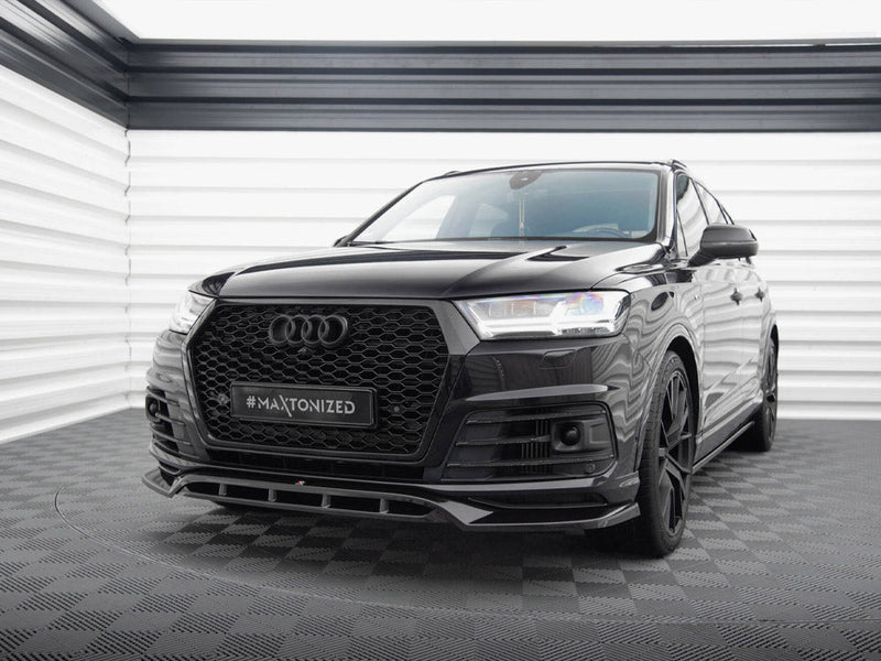 Maxton Design - FRONT SPLITTER V.2 AUDI SQ7 / Q7 S-LINE MK2