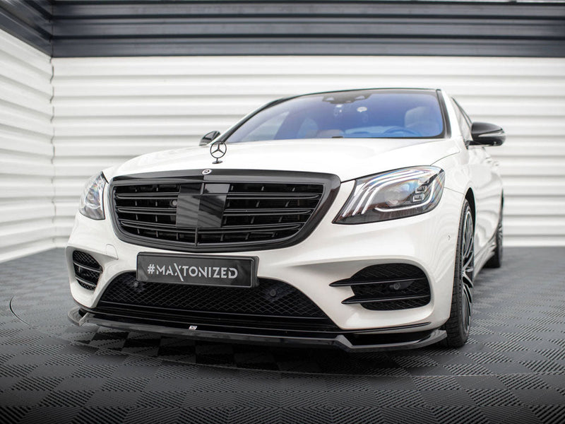 Maxton Design - Front Splitter V.1 Mercedes-Benz S AMG-Line W222 Facelift