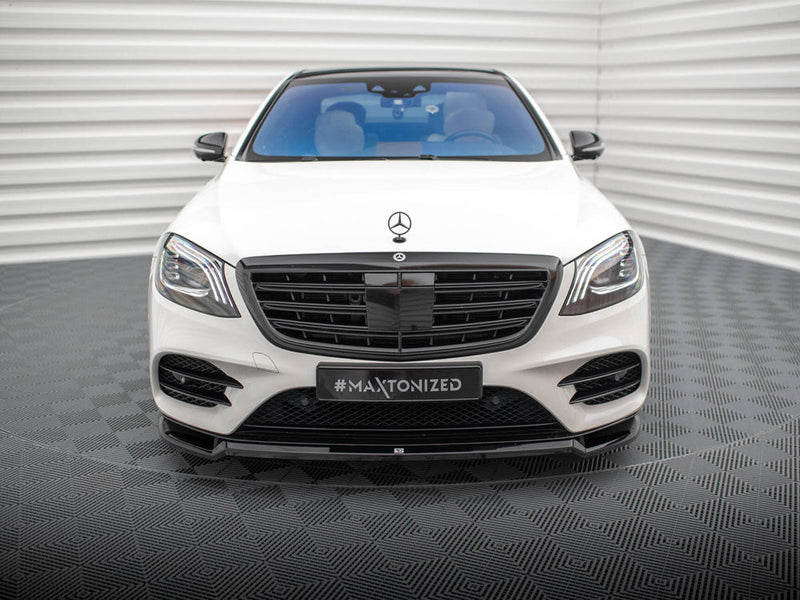 Maxton Design - Front Splitter V.1 Mercedes-Benz S AMG-Line W222 Facelift