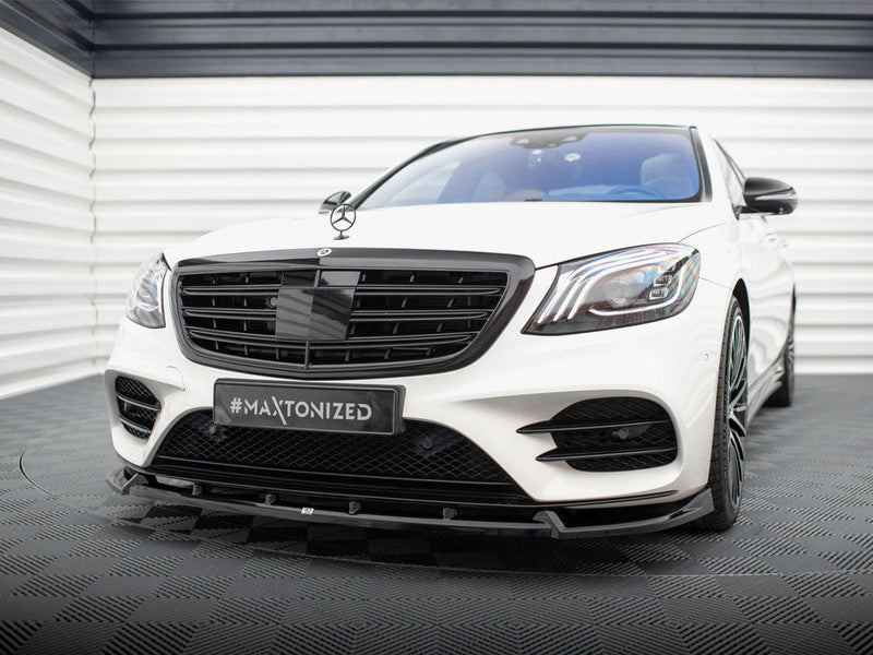 Maxton Design - Front Splitter V.2 Mercedes-Benz S AMG-Line W222 Facelift