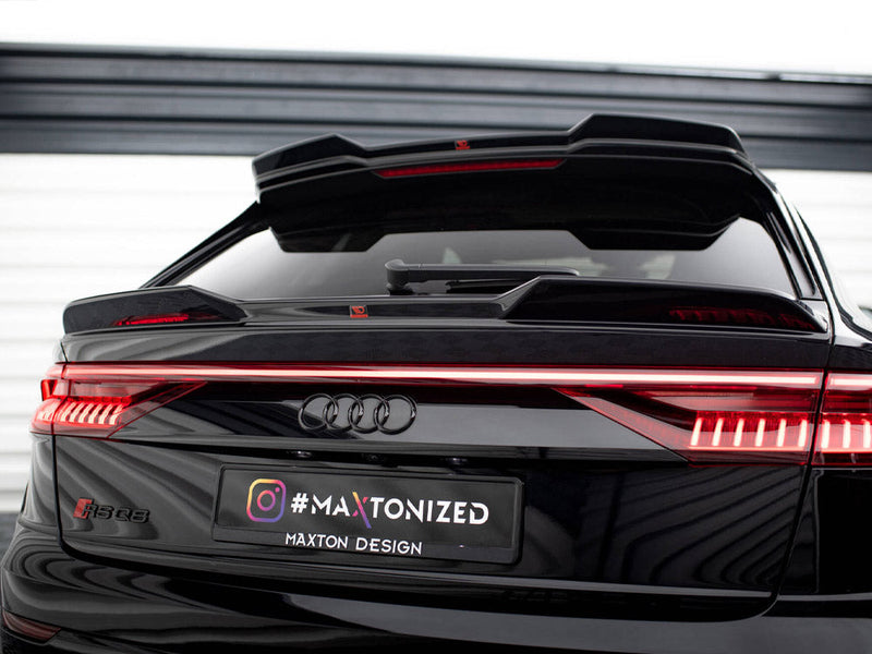 Maxton Design - Lower Spoiler CAP 3D Audi Q8 / RSQ8 / SQ8 / Q8 S-Line Mk1