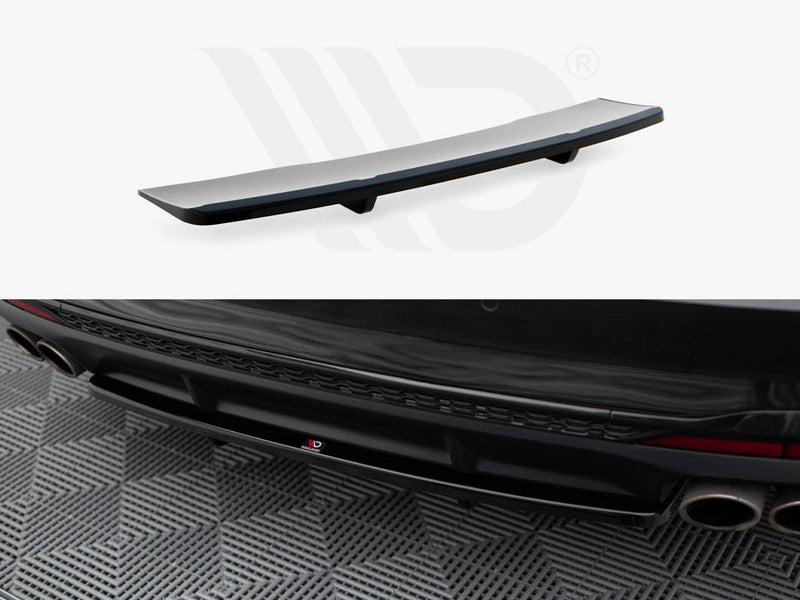 Maxton Design - Central Rear Splitter (Vertical Bars) Audi S4 B9 Facelift