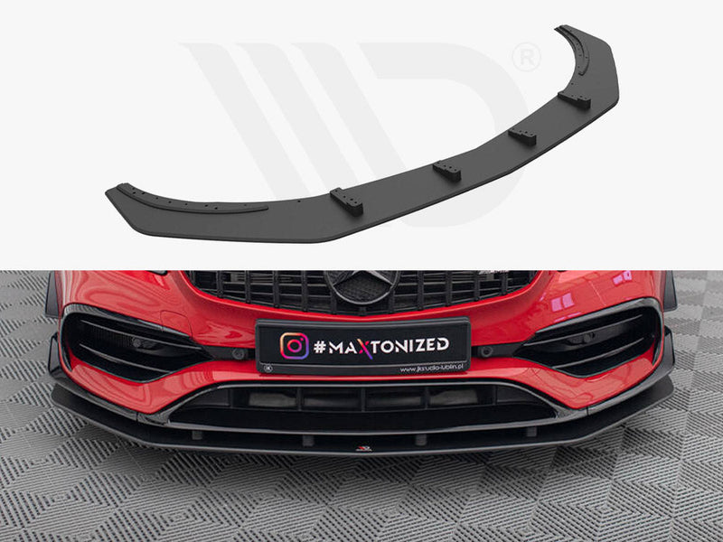 Maxton Design - STREET PRO FRONT SPLITTER MERCEDES-BENZ A 45 AMG AERO W176 FACELIFT
