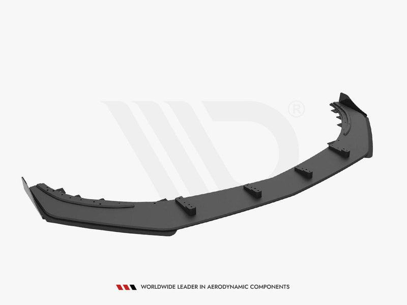 Maxton Design - STREET PRO FRONT SPLITTER + FLAPS MERCEDES-BENZ A 45 AMG AERO W176 FACELIFT