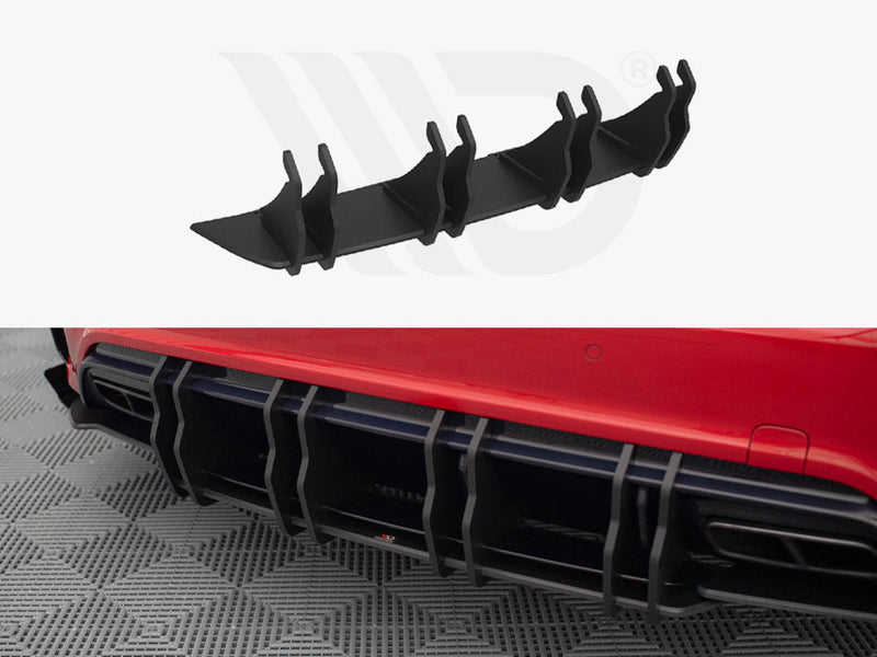 Maxton Design - STREET PRO REAR DIFFUSER MERCEDES-BENZ A 45 AMG W176 FACELIFT