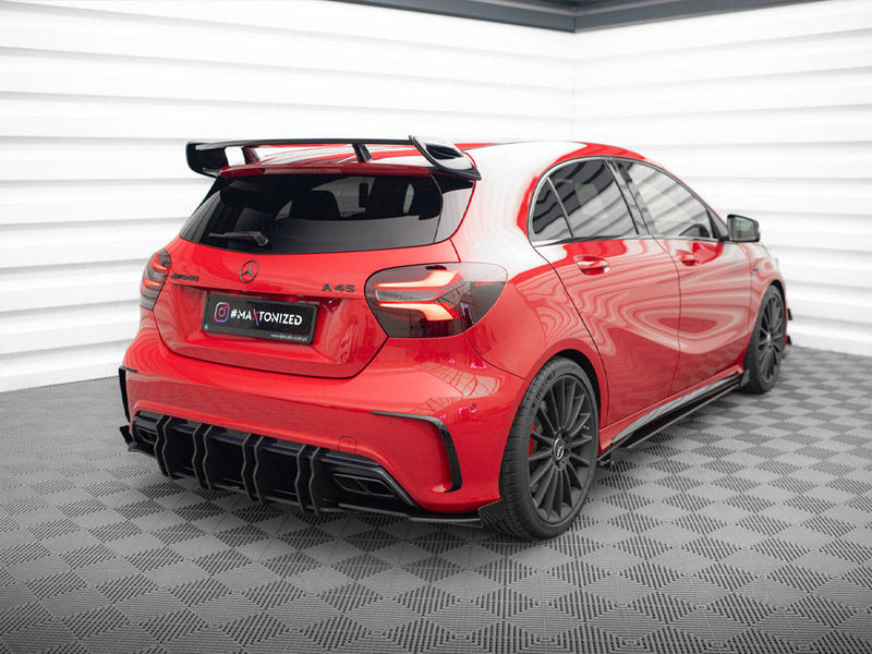 Maxton Design - STREET PRO REAR DIFFUSER MERCEDES-BENZ A 45 AMG W176 FACELIFT