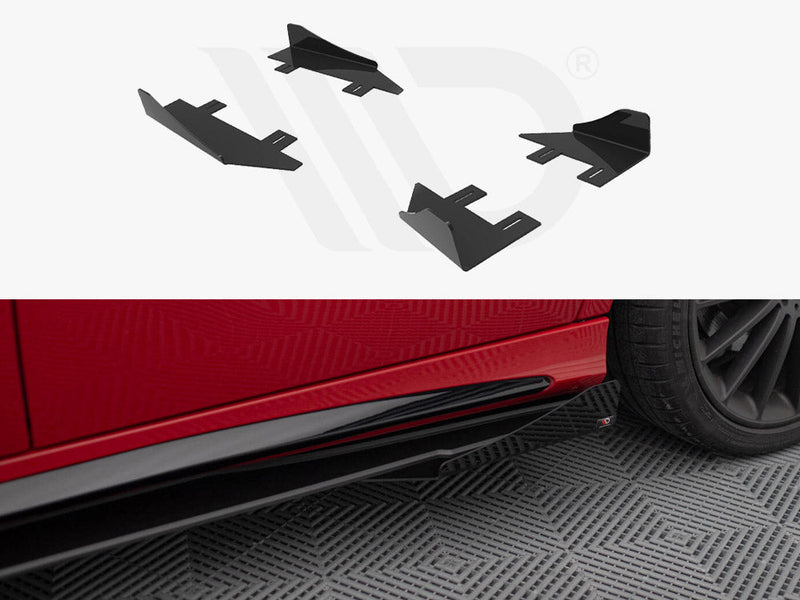 Maxton Design - SIDE FLAPS MERCEDES-BENZ A 45 AMG W176 FACELIFT