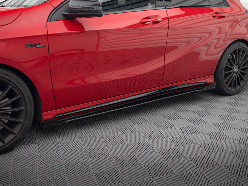 Maxton Design - SIDE FLAPS MERCEDES-BENZ A 45 AMG W176 FACELIFT