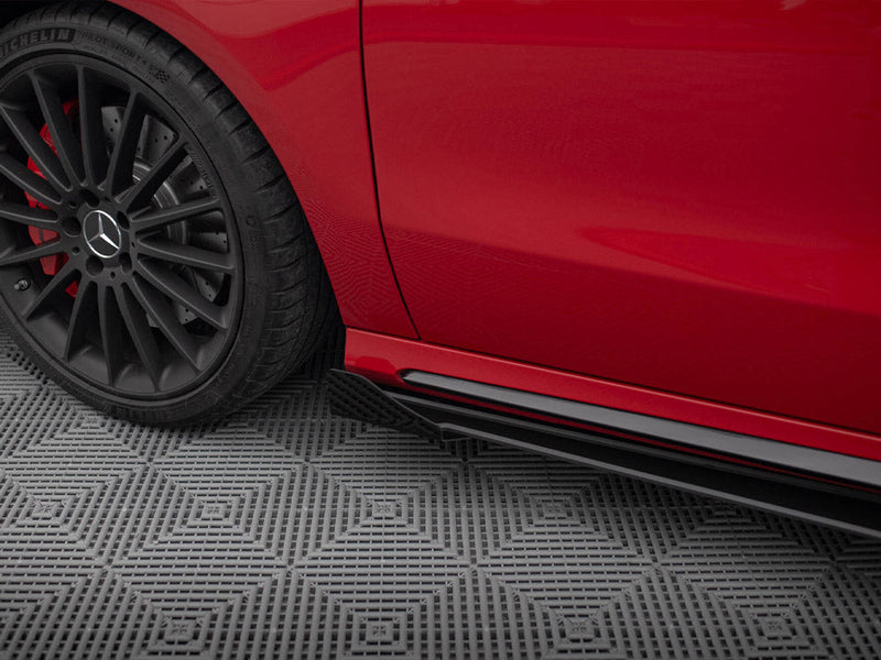 Maxton Design - SIDE FLAPS MERCEDES-BENZ A 45 AMG W176 FACELIFT