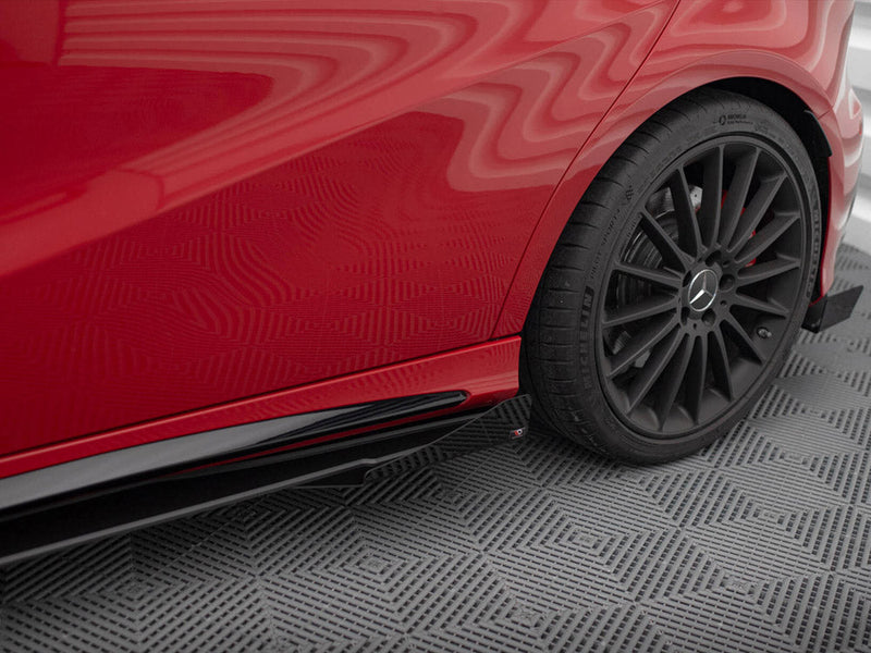 Maxton Design - SIDE FLAPS MERCEDES-BENZ A 45 AMG W176 FACELIFT