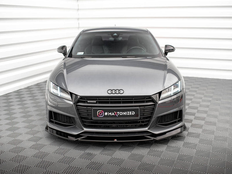 Maxton Design - FRONT SPLITTER V.1 AUDI TT S / S-LINE 8S