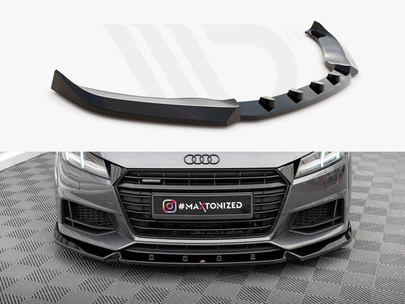 Maxton Design - FRONT SPLITTER V.2 AUDI TT S / S-LINE 8S