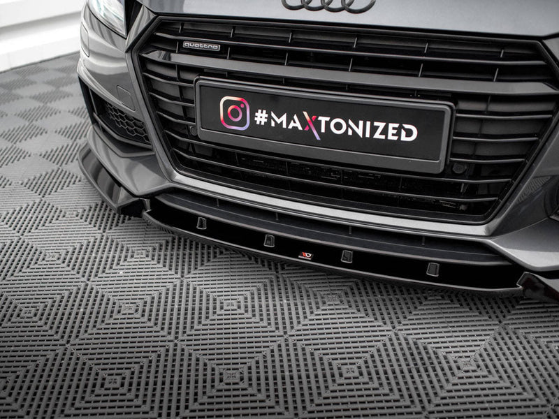 Maxton Design - FRONT SPLITTER V.2 AUDI TT S / S-LINE 8S