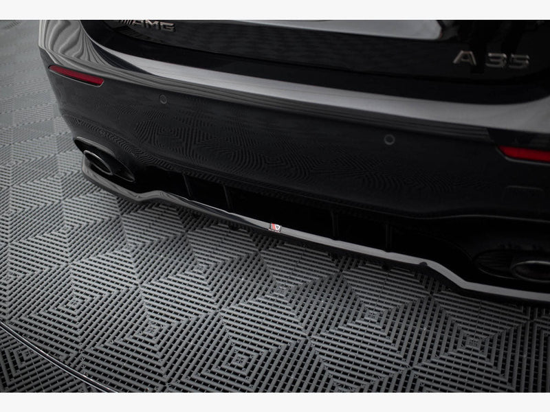 Maxton Design - Rear Splitter (Vertical Bars) Mercedes-AMG A35 Hatchback W177