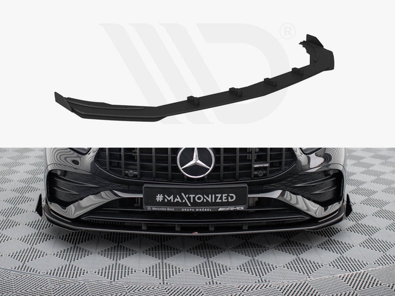 Maxton Design - Street PRO Front Splitter + Flaps Mercedes-AMG A35 W177 Facelift