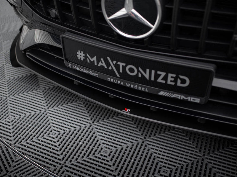 Maxton Design - Street PRO Front Splitter + Flaps Mercedes-AMG A35 W177 Facelift