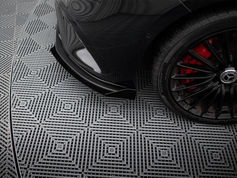 Maxton Design - Street PRO Front Splitter + Flaps Mercedes-AMG A35 W177 Facelift