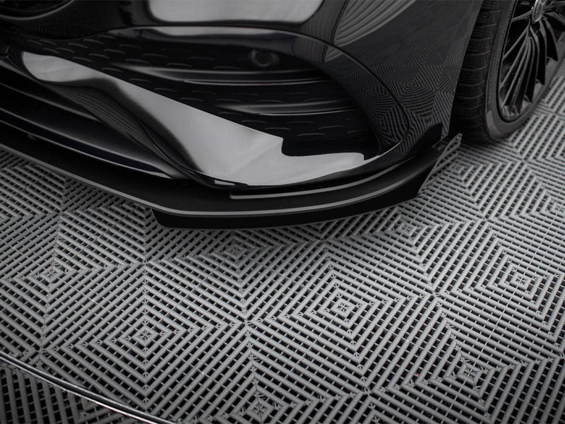 Maxton Design - Street PRO Front Splitter + Flaps Mercedes-AMG A35 W177 Facelift