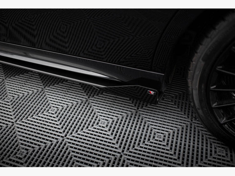 Maxton Design - Street PRO Side Skirts Diffusers + Flaps Mercedes-AMG A35 W177 Facelift