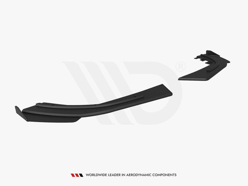Maxton Design - Street Pro Rear Side Splitters + Flaps Mercedes-AMG A35 Hatchback W177