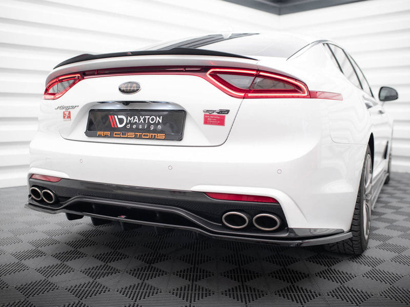 Maxton Design - CENTRAL REAR SPLITTER (VERTICAL BARS) KIA STINGER MK1